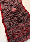 Wow Creap Silk Ajrakh Printed  Sarees Wholesale Suppliers In Mumbai